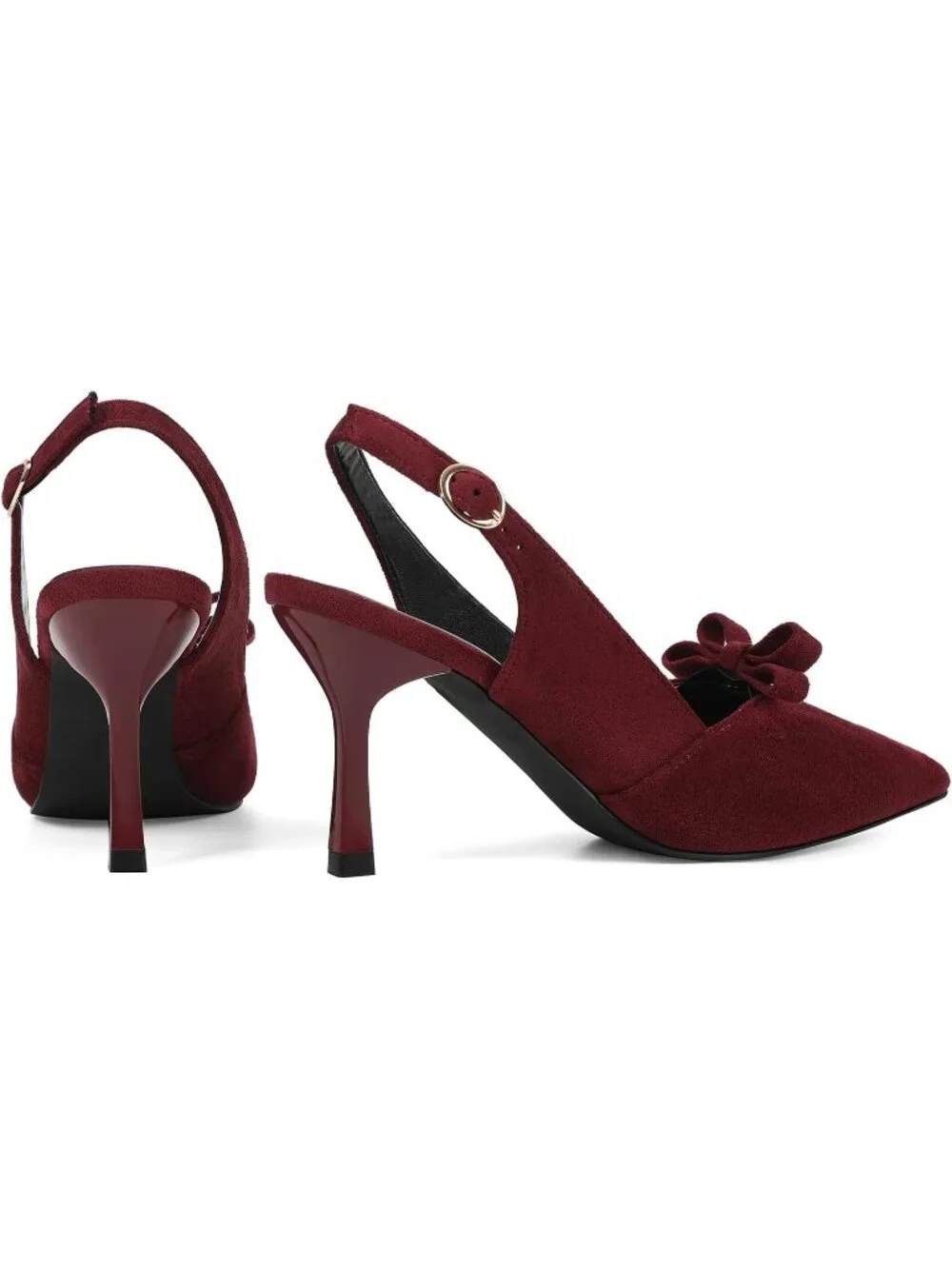 N/A slingback heels：the